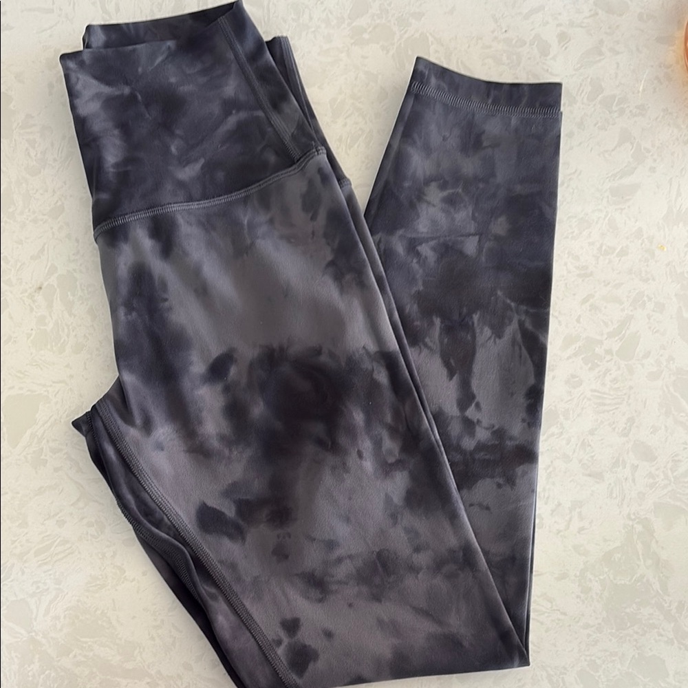 Lululemon Align Black Tie-Dye Leggings